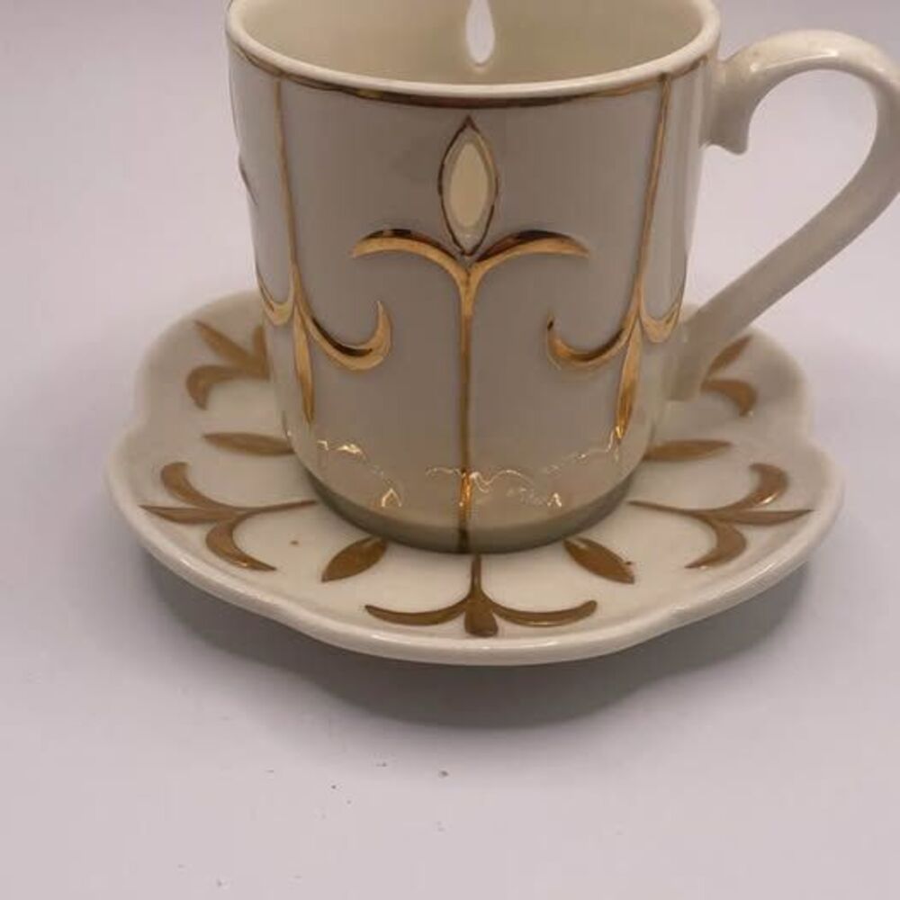 PartyLite Fleur-de-Lis Tea for Two Votive Tealight Set – Fall Decor